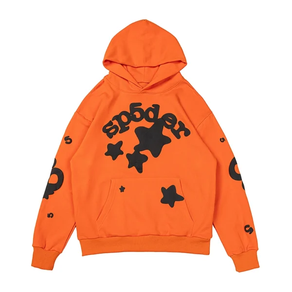 Sp5der Beluga Hoodie Orange