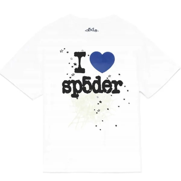 Sp5der I Heart Sp5der Tee Blue