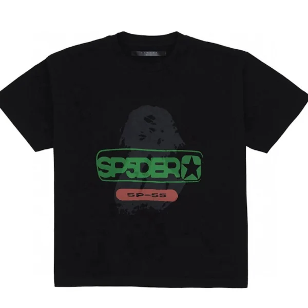 Sp5der Oversized Reunion Tee Black