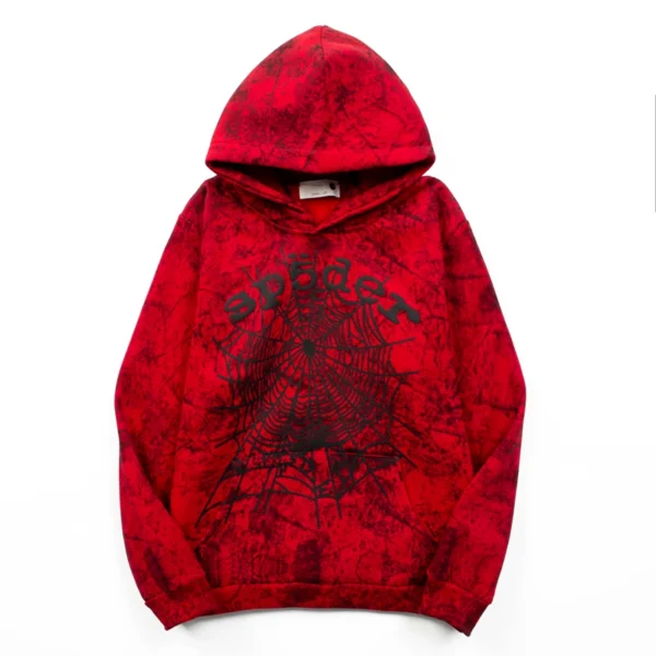 Sp5der OG Red Tree Camo Hoodie