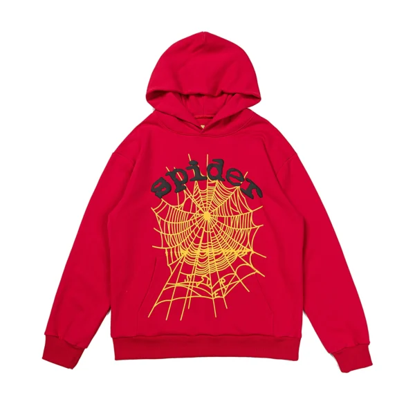 Sp5der Web Hoodie Orange