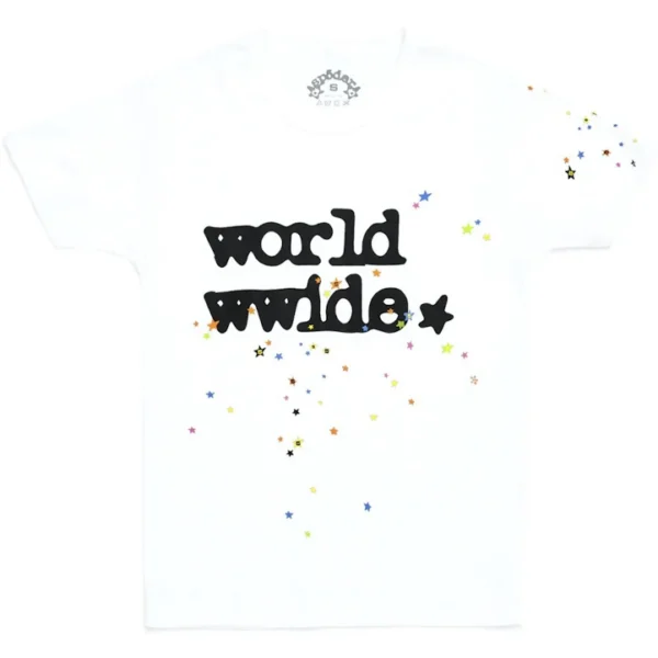 Sp5der Worldwide Tee White