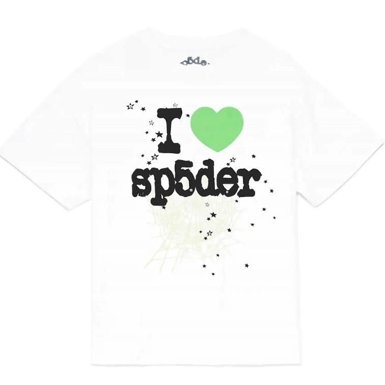 Sp5der I Heart Sp5der Tee Green