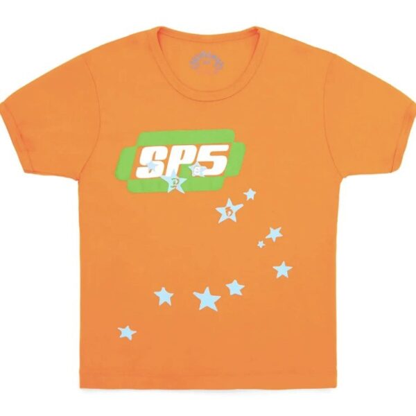 Sp5der Baby Tee Orange