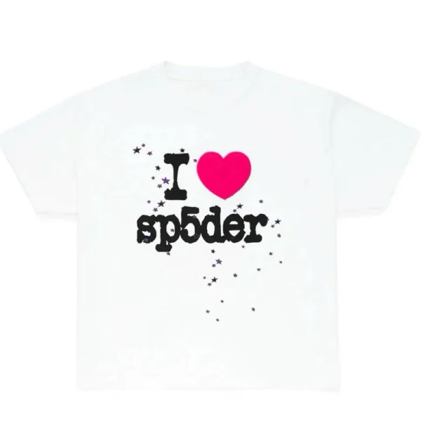 Sp5der I Heart Sp5der Tee Pink