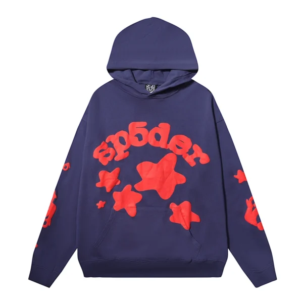 Sp5der Beluga Hoodie Navy