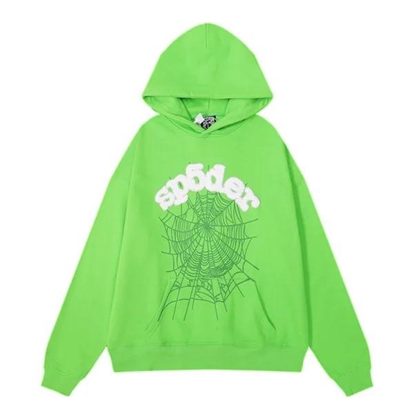 Sp5der Web Hoodie Green