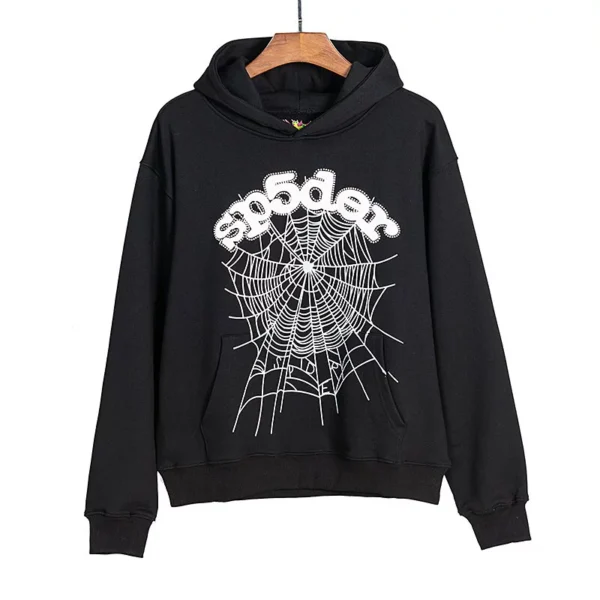 Sp5der Web Hoodie Black