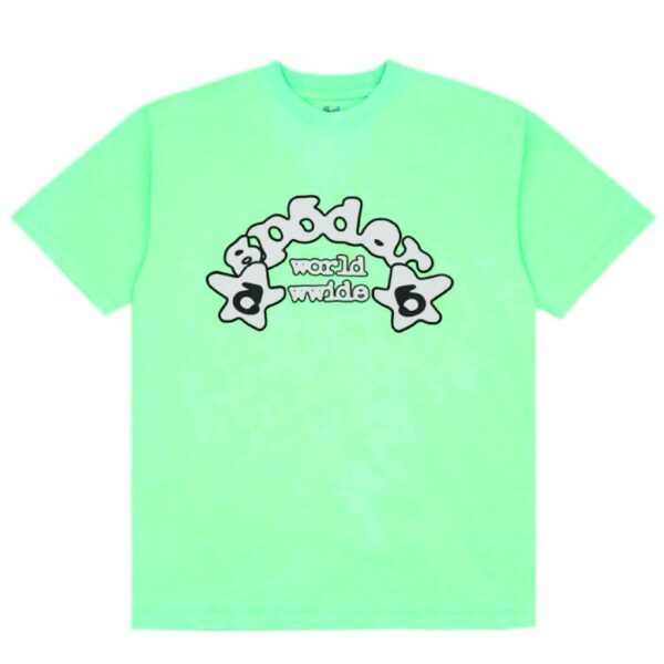 Sp5der Worldwide Tee 'Slime Green'