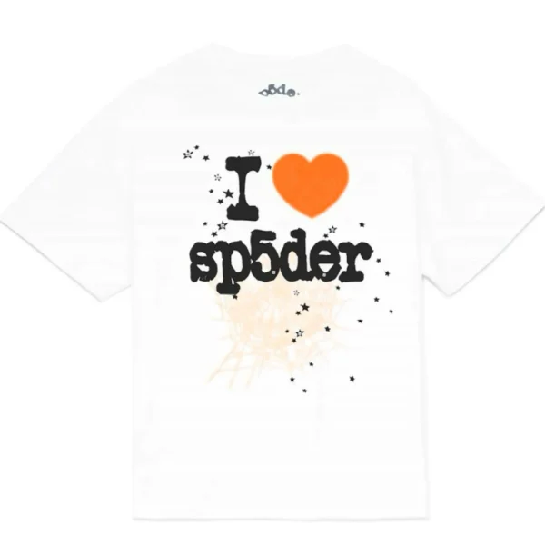 Sp5der I Heart Sp5der Tee Orange