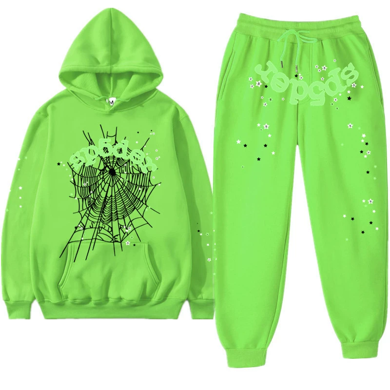 Web Slime Sp5der Green Tracksuit