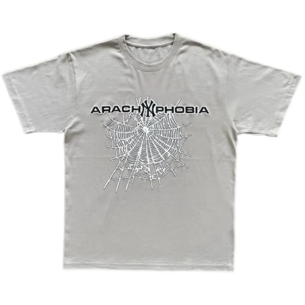 Sp5der Arach NY Phobia Tee Grey