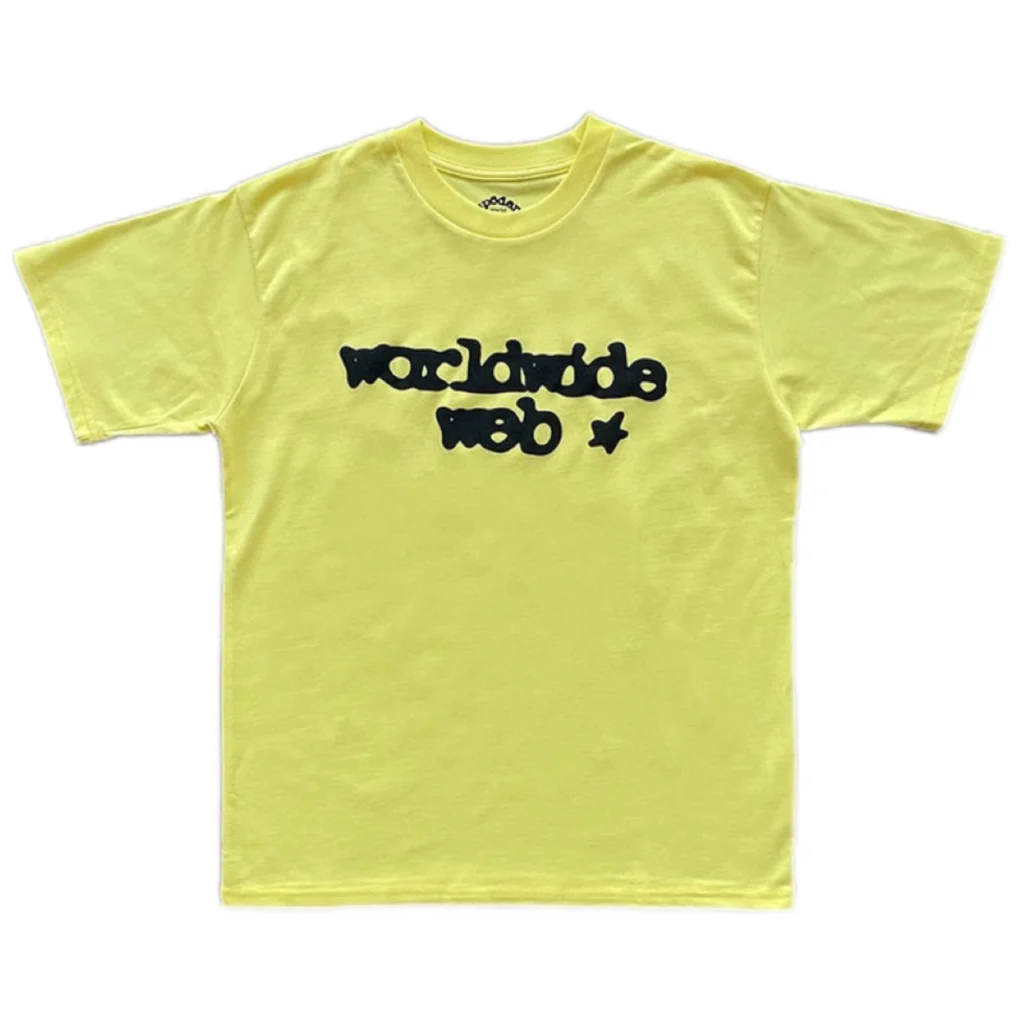 Sp5der Worldwide Web Tee Yellow/Black