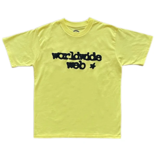 Sp5der Worldwide Web Tee Yellow/Black