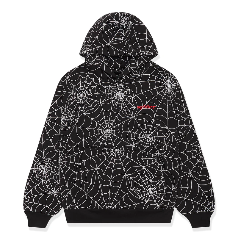 SP5DER Embroidered AOP Hoodie