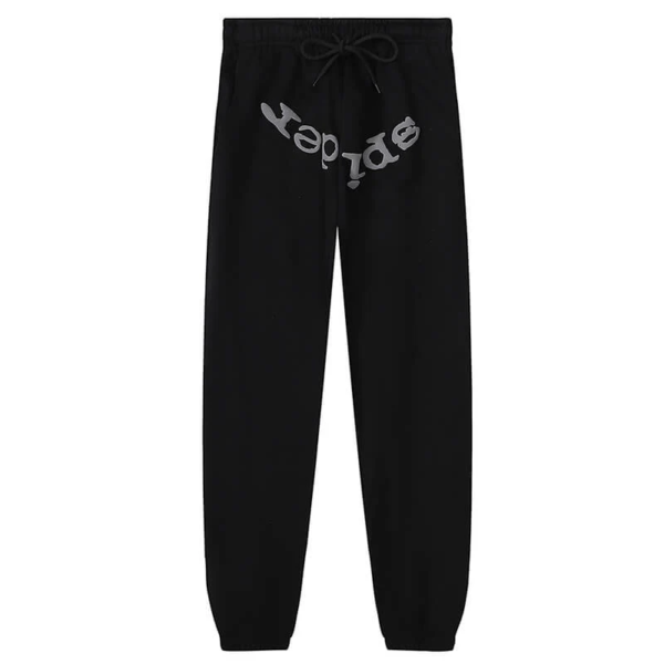 SP5DER Logo Foam Printing Pant-Black