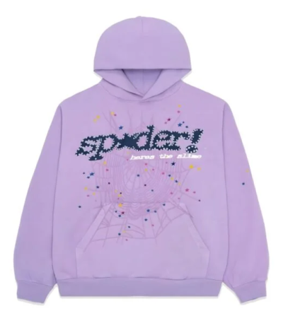 Sp5der Acai Purple Hoodie