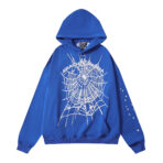 Sp5der Arach NY Phobia Hoodie Ash Blue