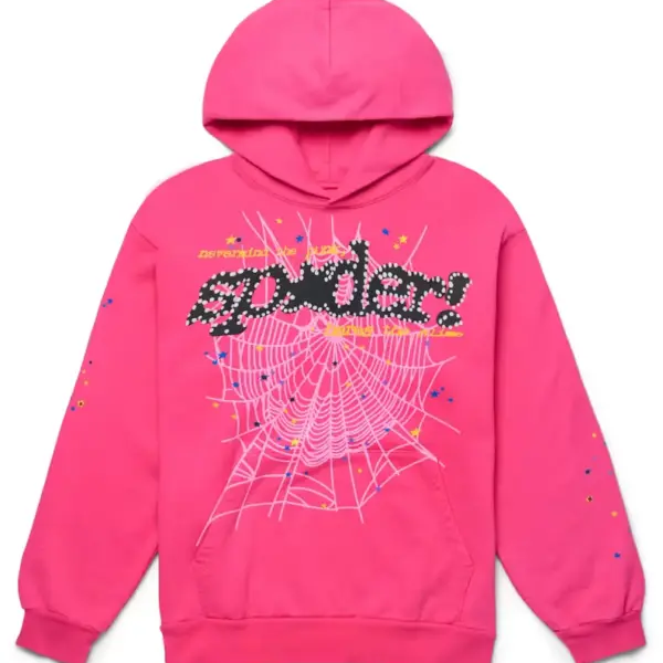 Sp5der PNK V2 Hoodie Pink