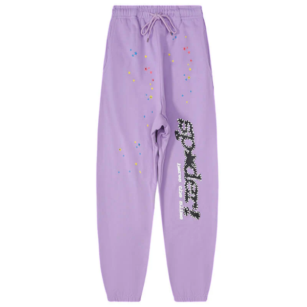 Sp5der Taro Purple Sweatpants