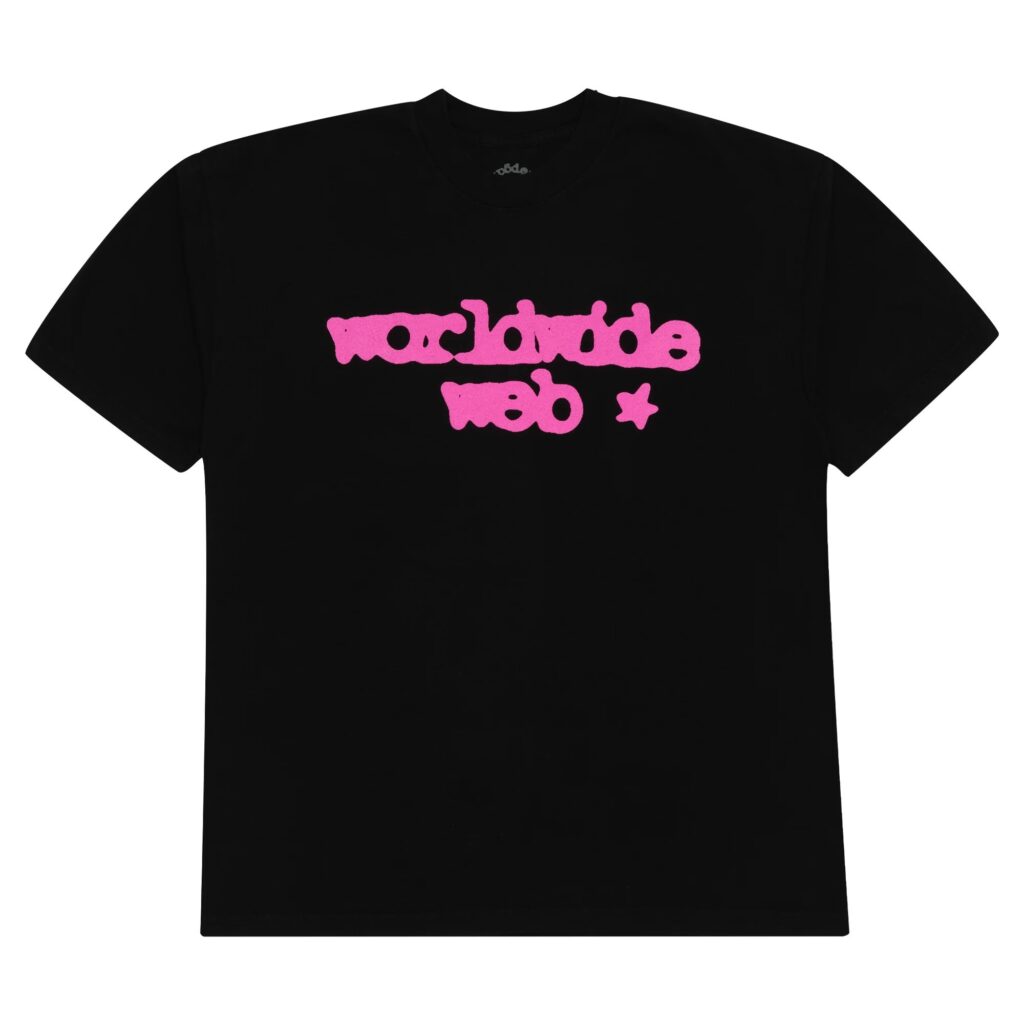 Spider Worldwide Web Tee Black/Pink